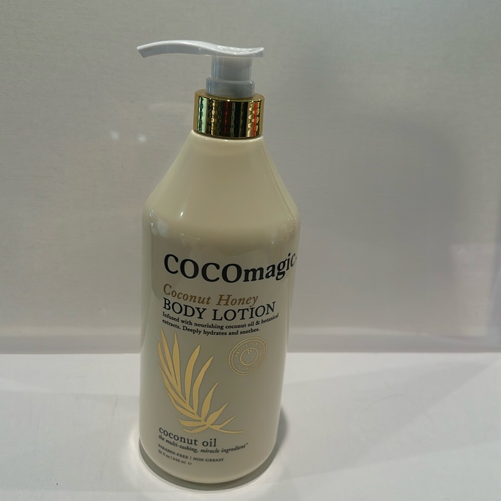 CoCoMagic Coconut Honey Body Lotion w/ Coconut Oil & Botanical extracts in 32 oz